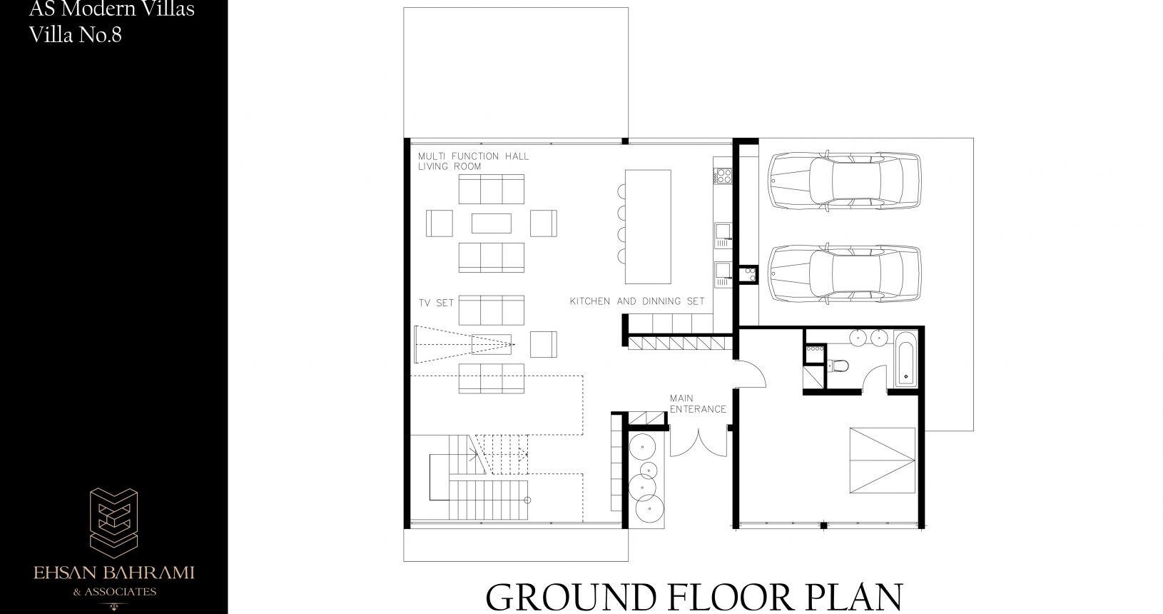 As Villa No.8 Ground Floor Plan