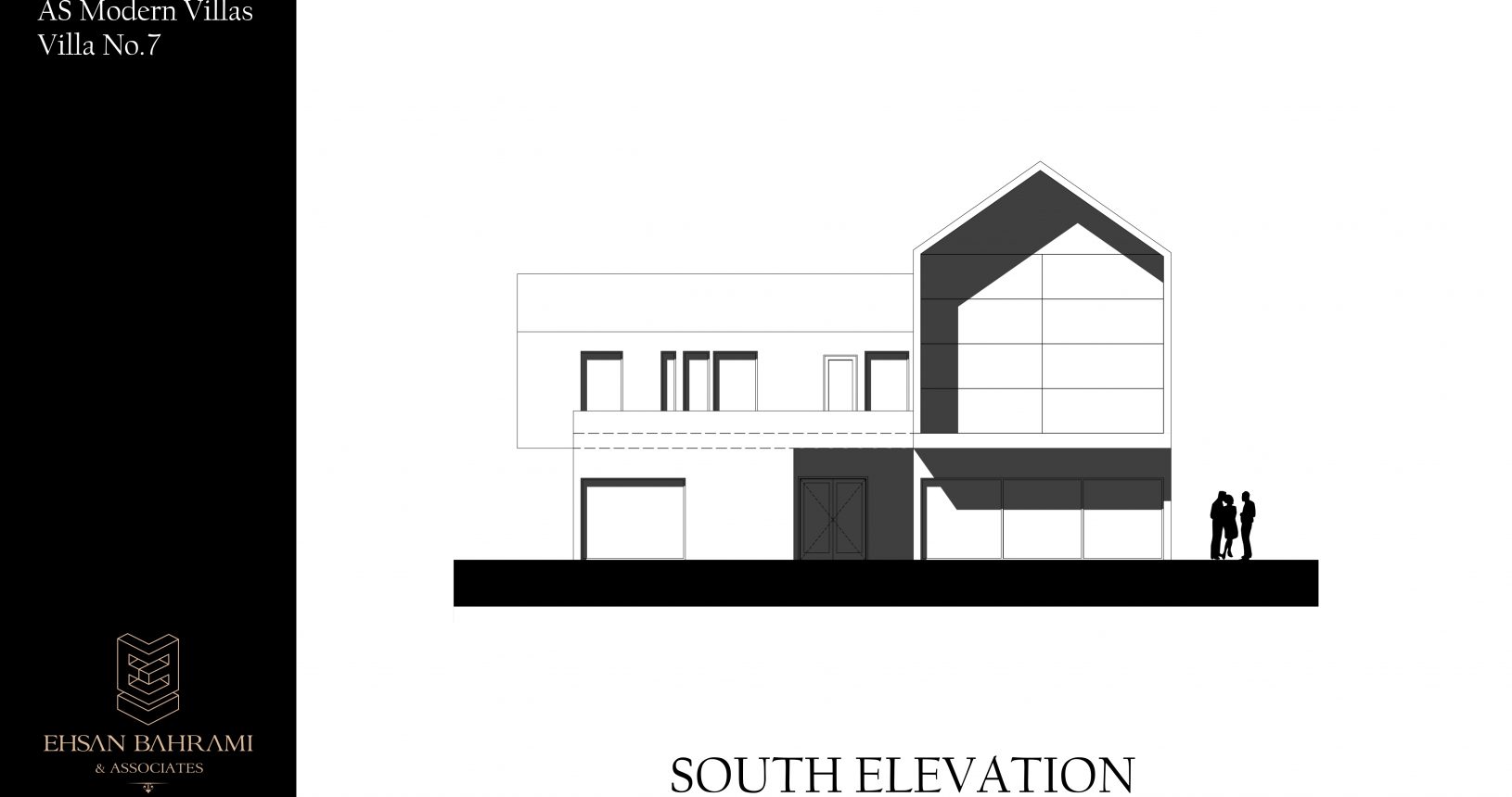 As Villa No.7 South Elevation