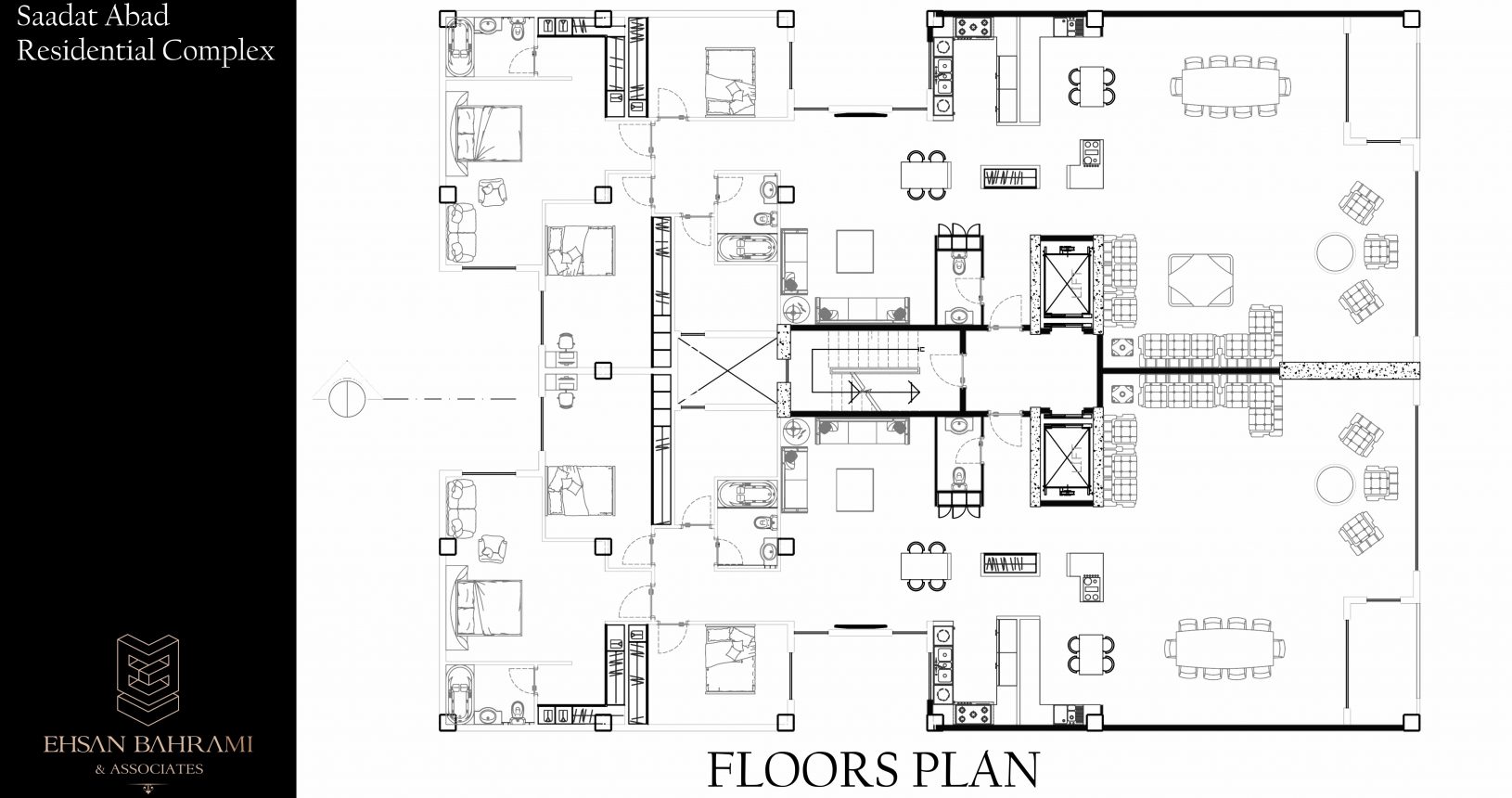 Saadat Abad 13 Floors Plan