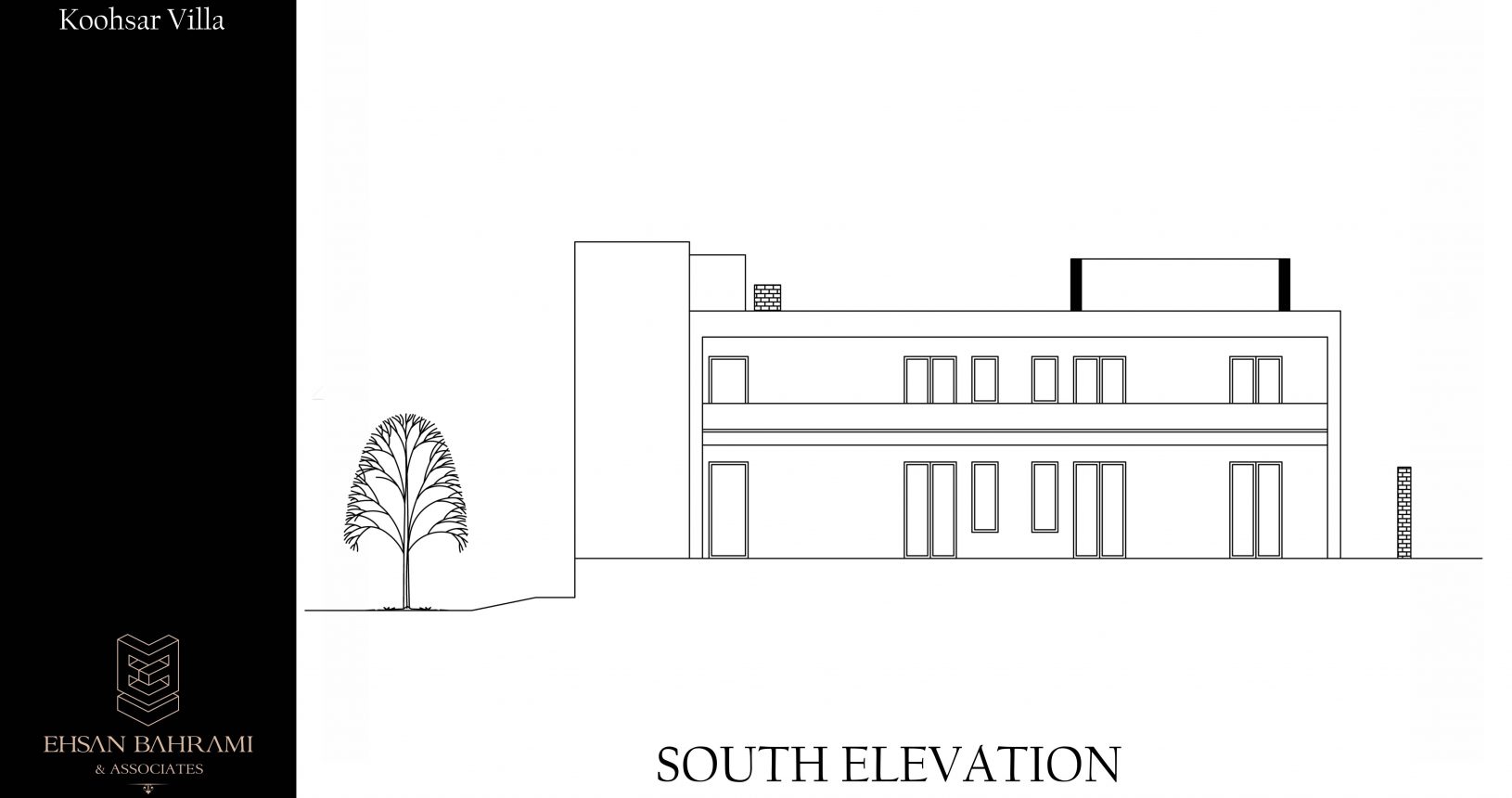 Koohsar Villa South Elevation