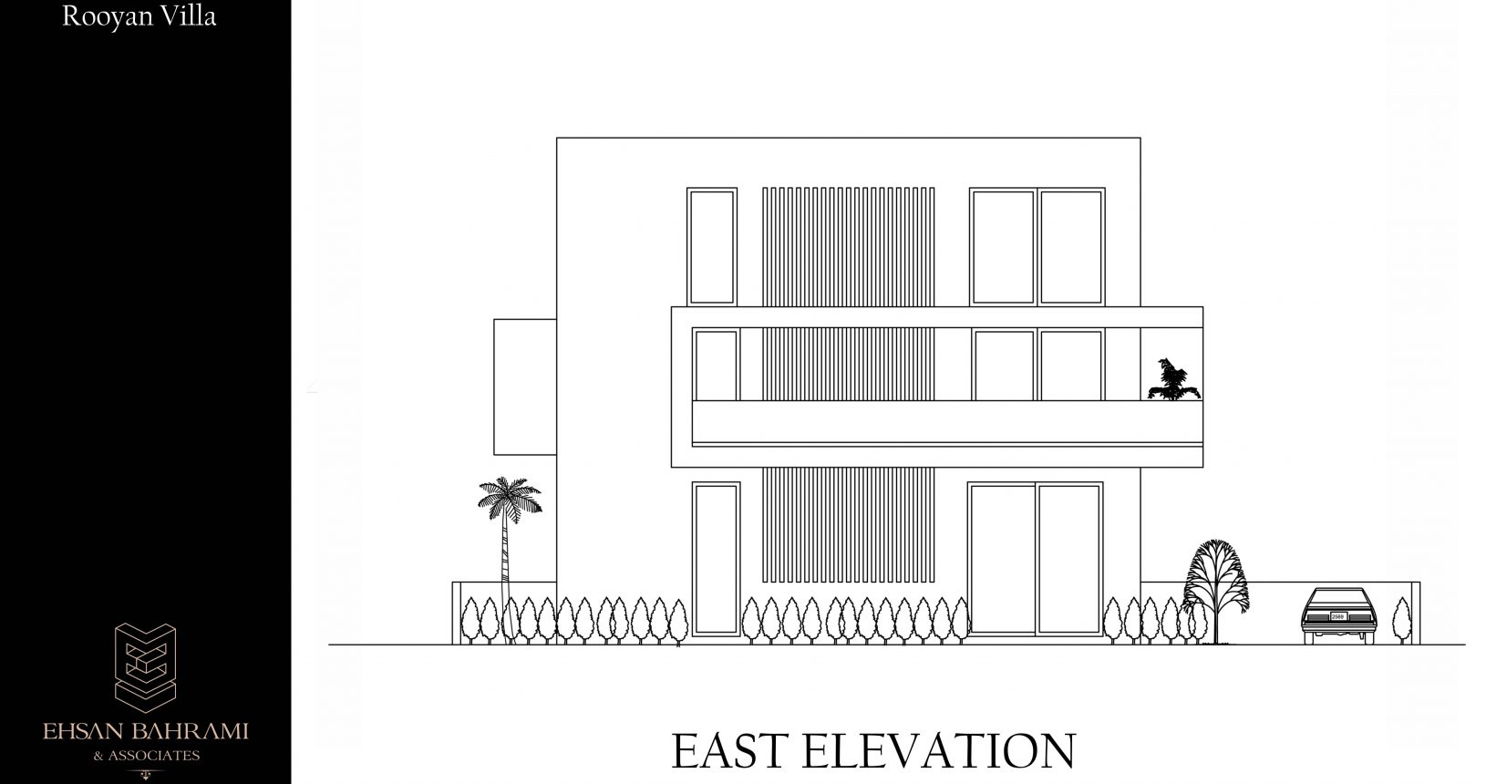 Royan Villa No.9 East Elevation
