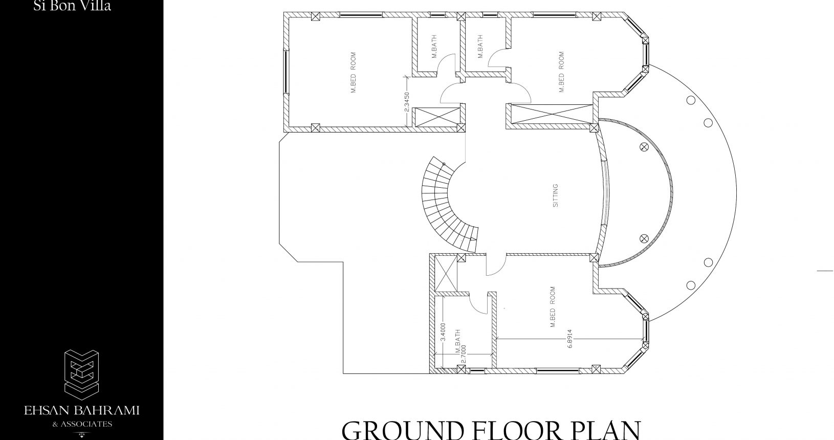 Sibon Villa ground floor plan